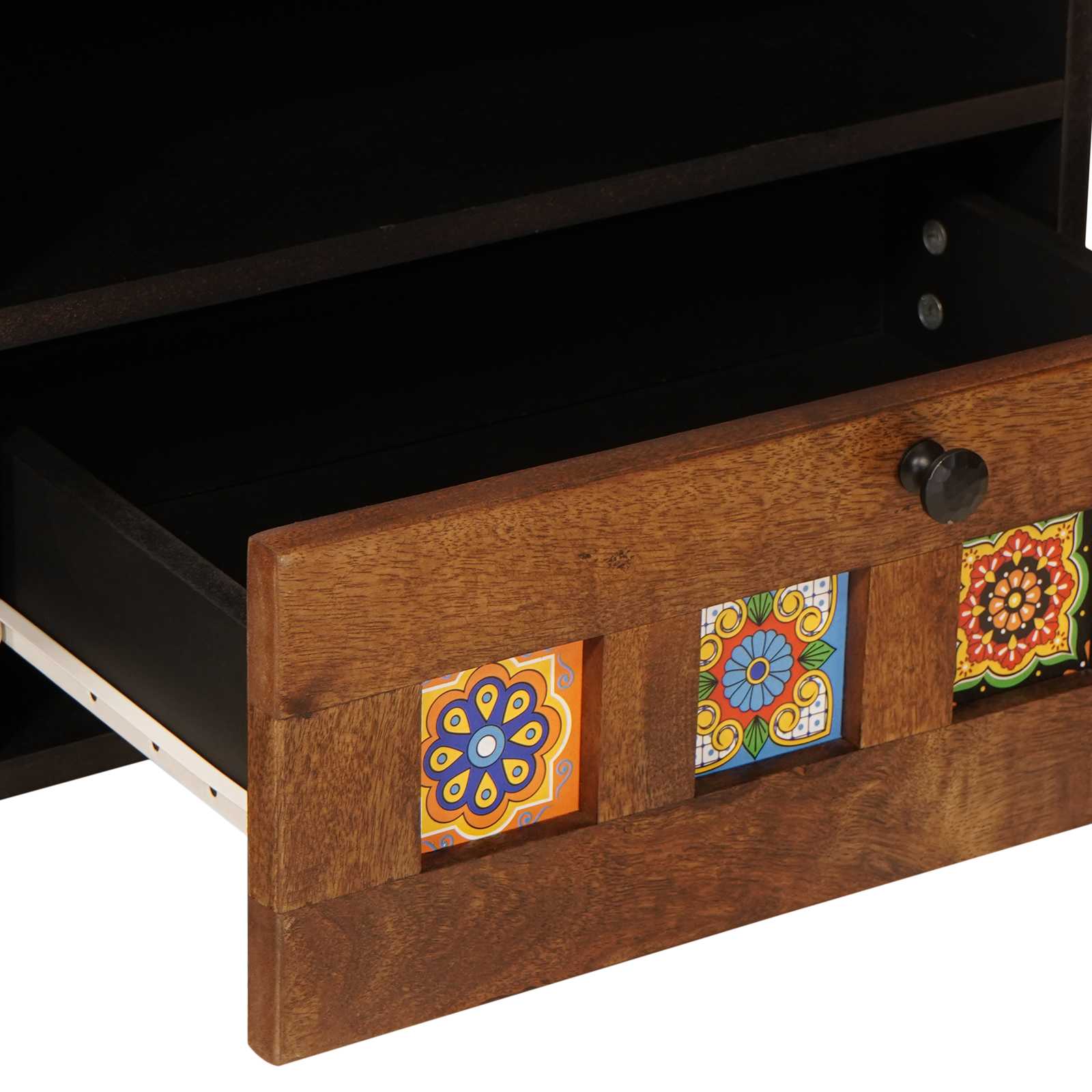 TV ormar s ladicama Orah 80 x 33 x 46 cm Čvrsto drvo manga