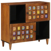 Kreveta s pohranom Orah 80 x 33 x 75 cm Čvrsto drvo manga