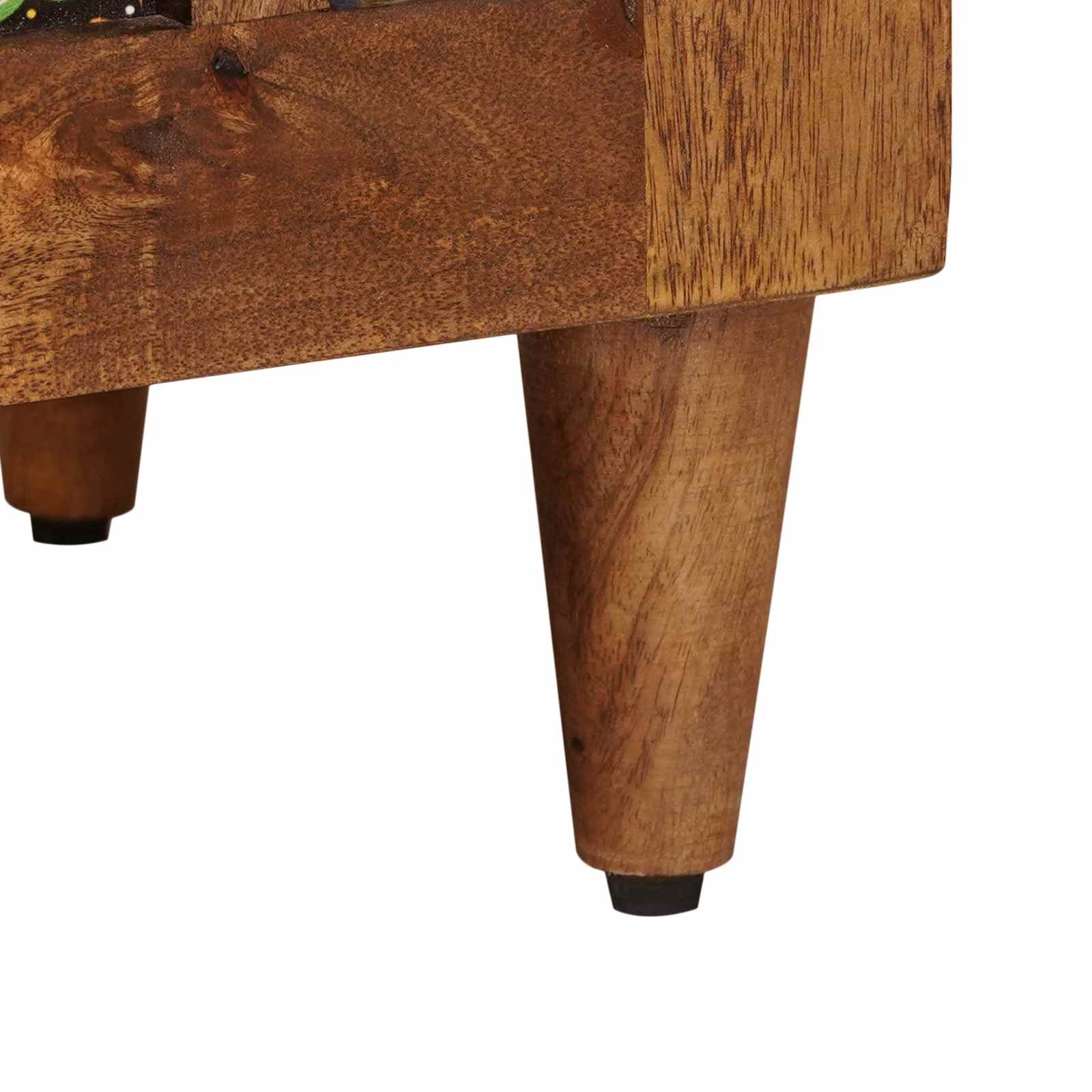 Highboard s pohranom Orah 40 x 33 x 110 cm Čvrsto drvo manga