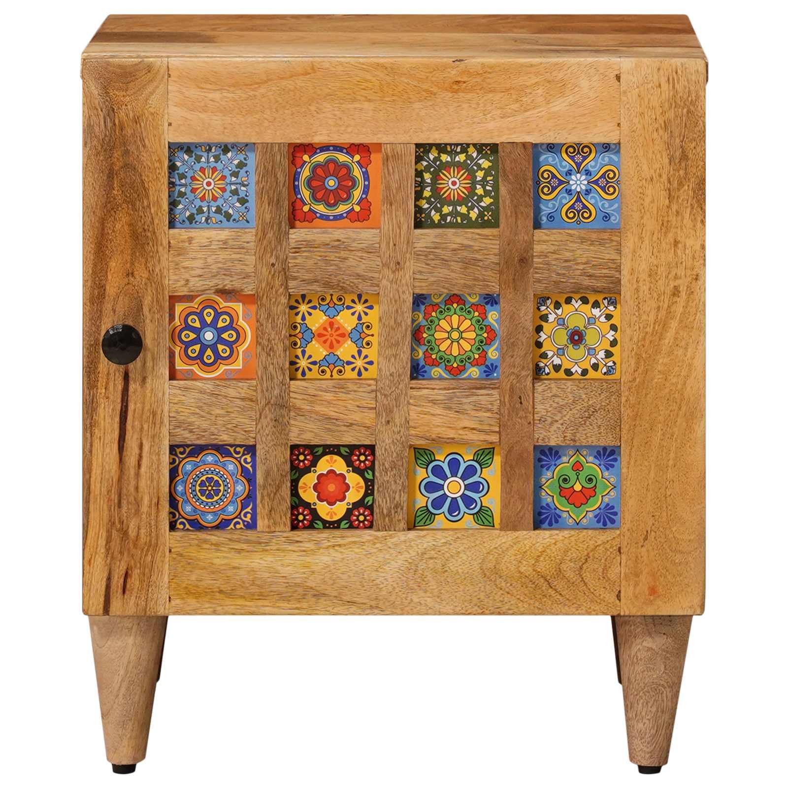 Noćni ormar Prirodna 40 x 33,5 x 46 cm Čvrsto drvo manga