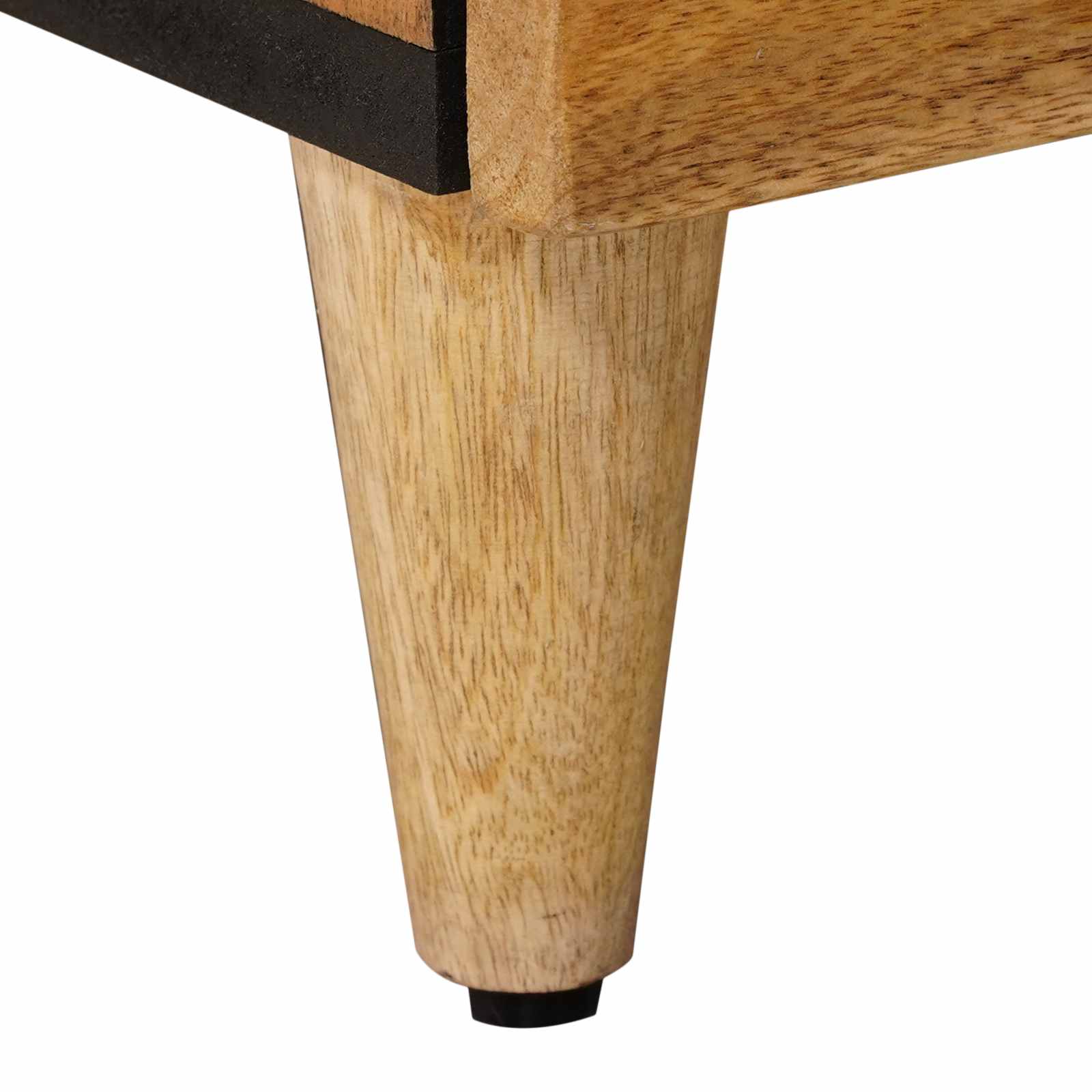Noćni ormar 2 pcs Prirodna 40 x 33 x 46 cm Čvrsto drvo manga