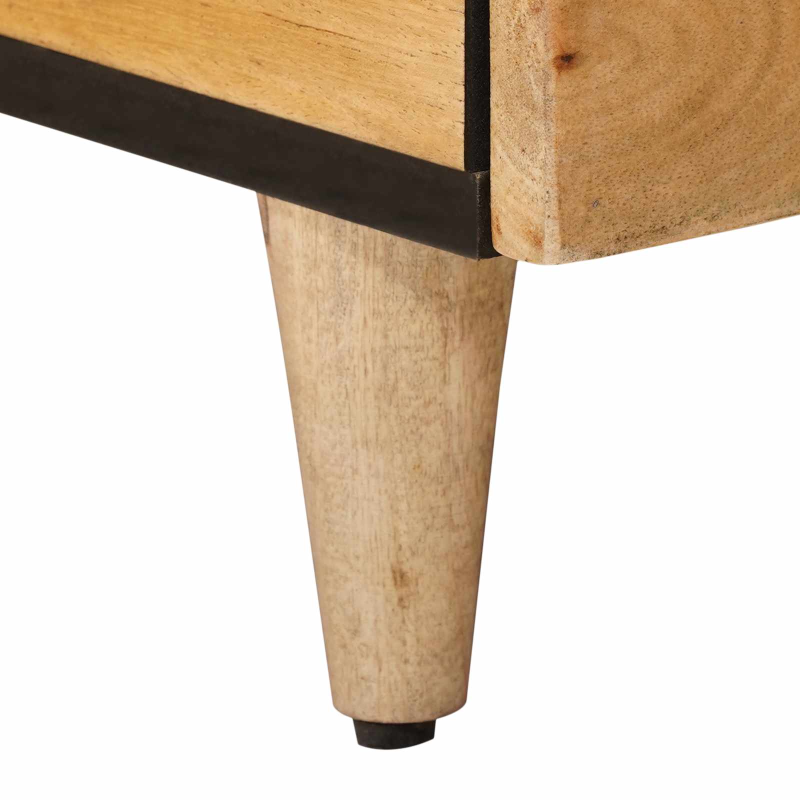 Kava Stol s ladicama Prirodna 80 x 54 x 40 cm Čvrsto drvo manga