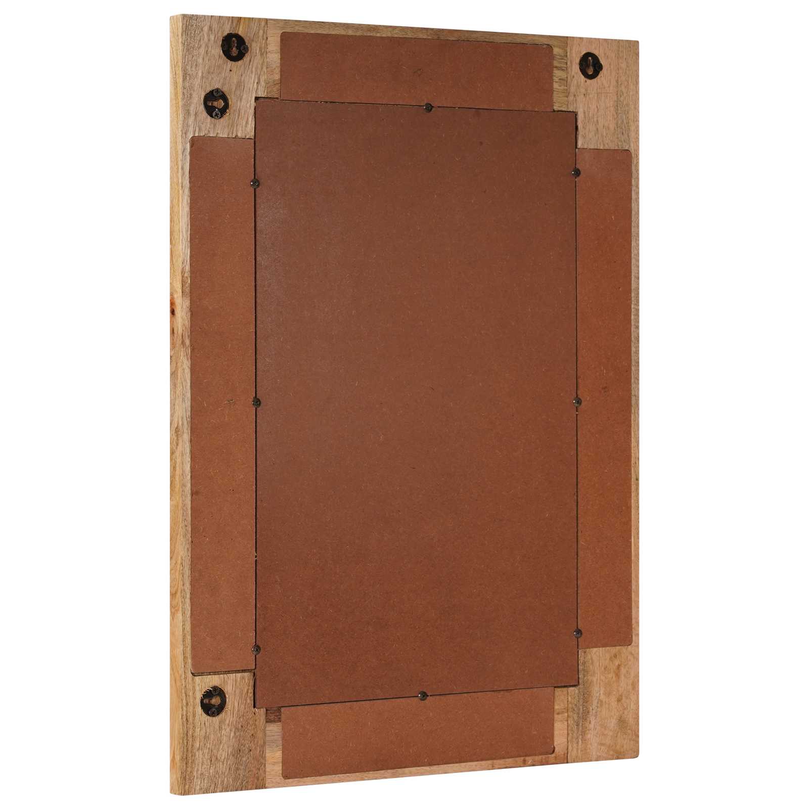 Zrcalo za kupaonicu Prirodna 50 x 70 x 3 cm Čvrsto drvo manga
