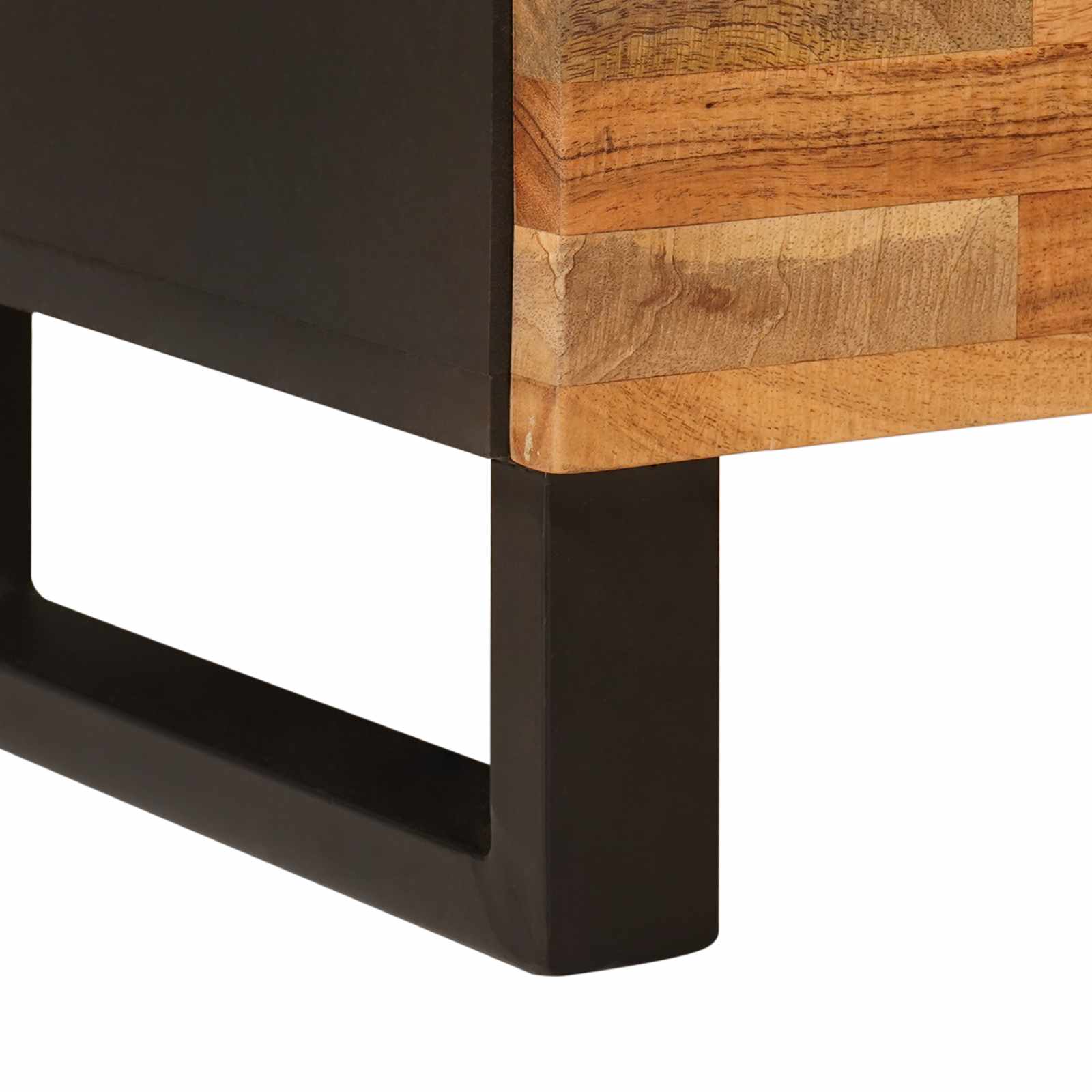 Noćni ormar 2 pcs Smeđa 40 x 33 x 46 cm Čvrsto drvo manga