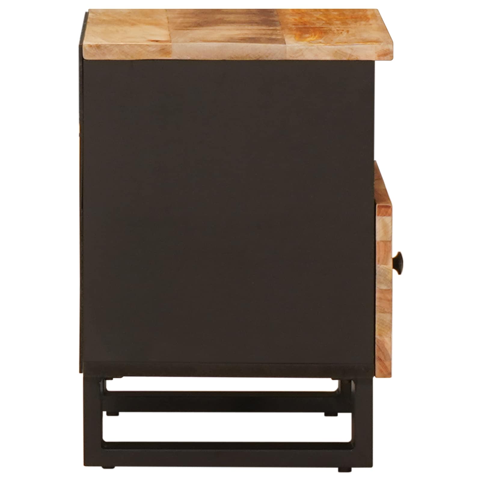 Ormar za krevet 2 pcs Smeđa 40 x 33 x 46 cm Čvrsto drvo manga