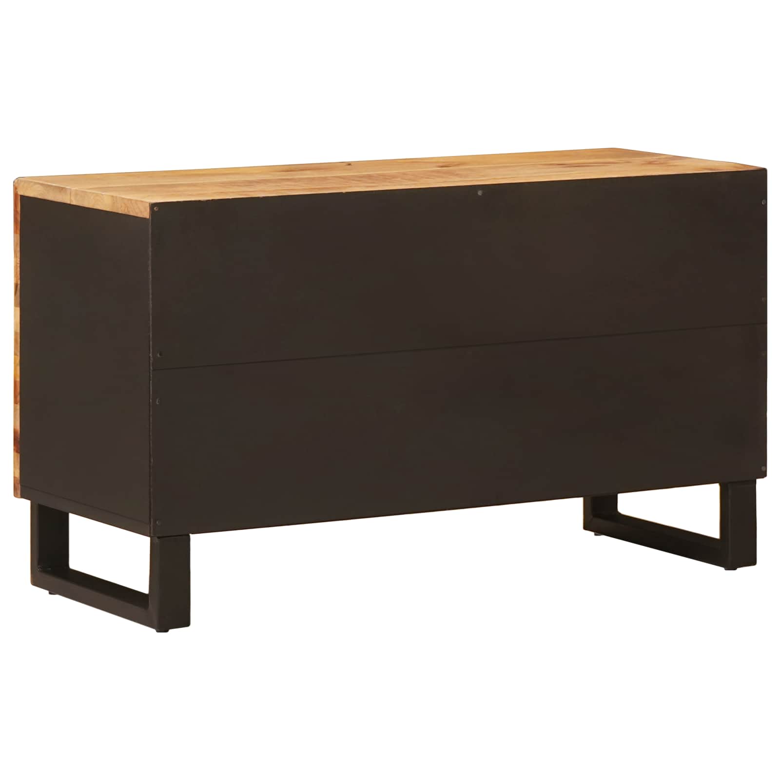 TV ormar s policom Smeđa 80 x 33 x 46 cm Čvrsto drvo manga
