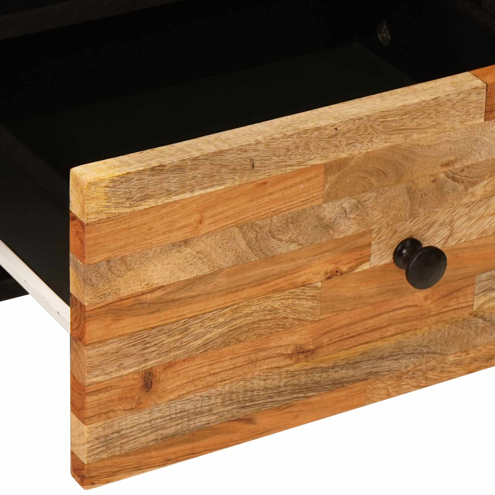 TV ormar s ladicama Smeđa 100 x 33 x 46 cm Čvrsto drvo manga