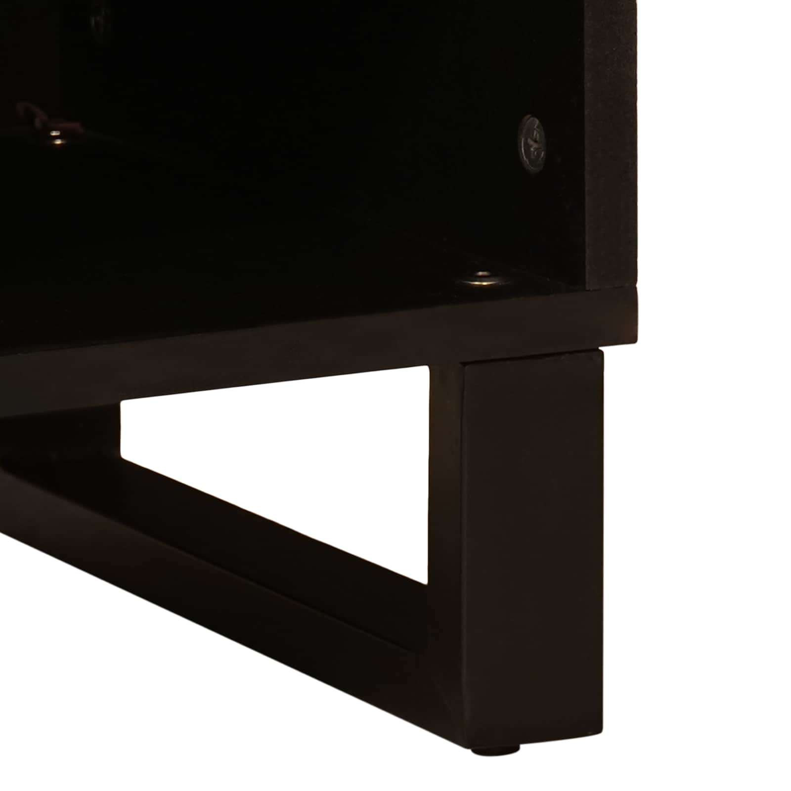TV ormar s ladicama Smeđa 100 x 33 x 46 cm Čvrsto drvo manga