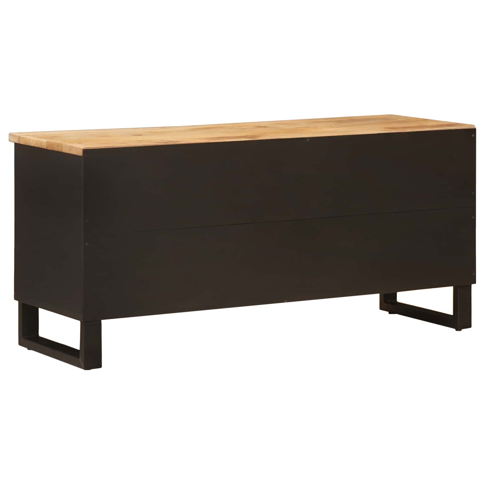 TV ormar s ladicama Smeđa 100 x 33 x 46 cm Čvrsto drvo manga