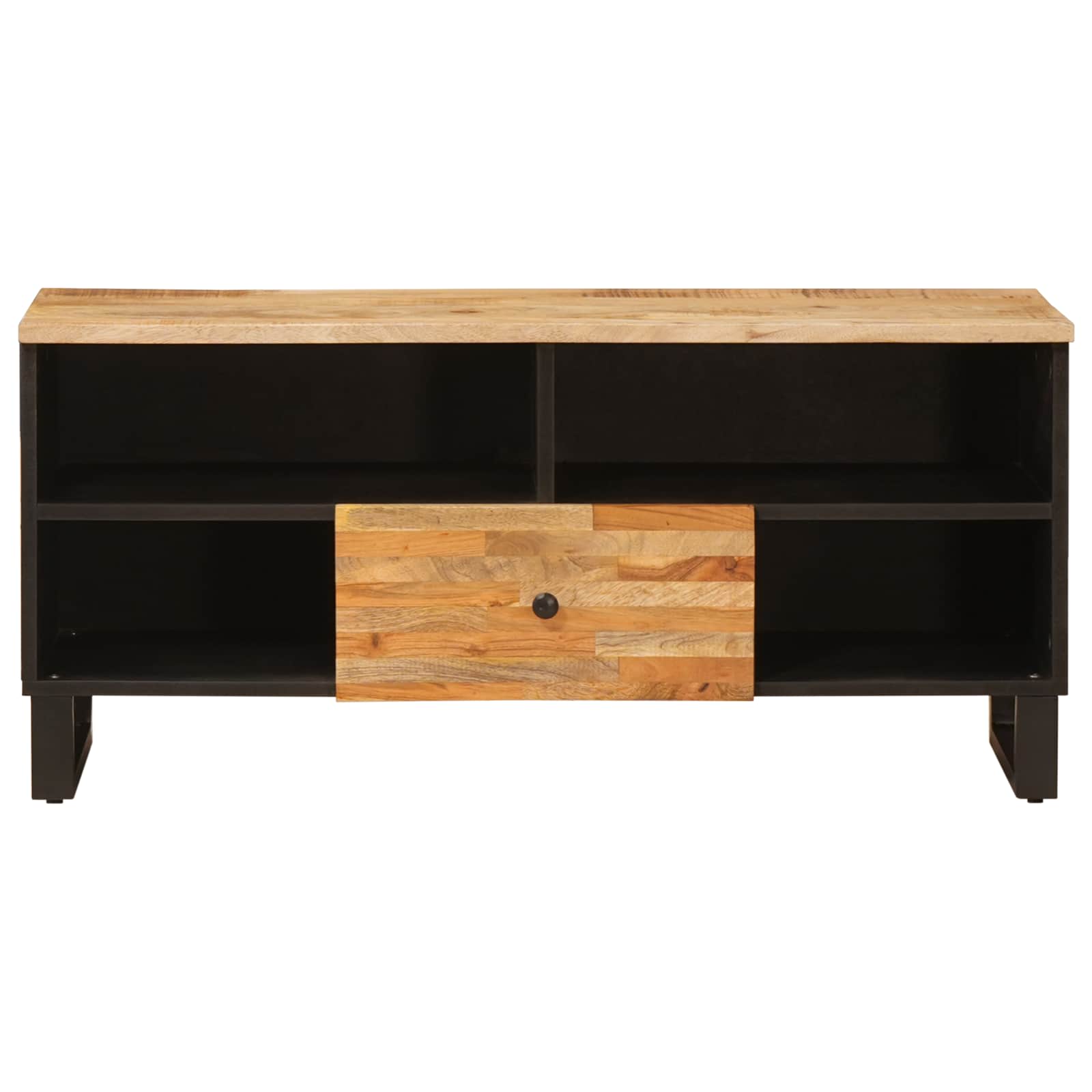 TV ormar s ladicama Smeđa 100 x 33 x 46 cm Čvrsto drvo manga