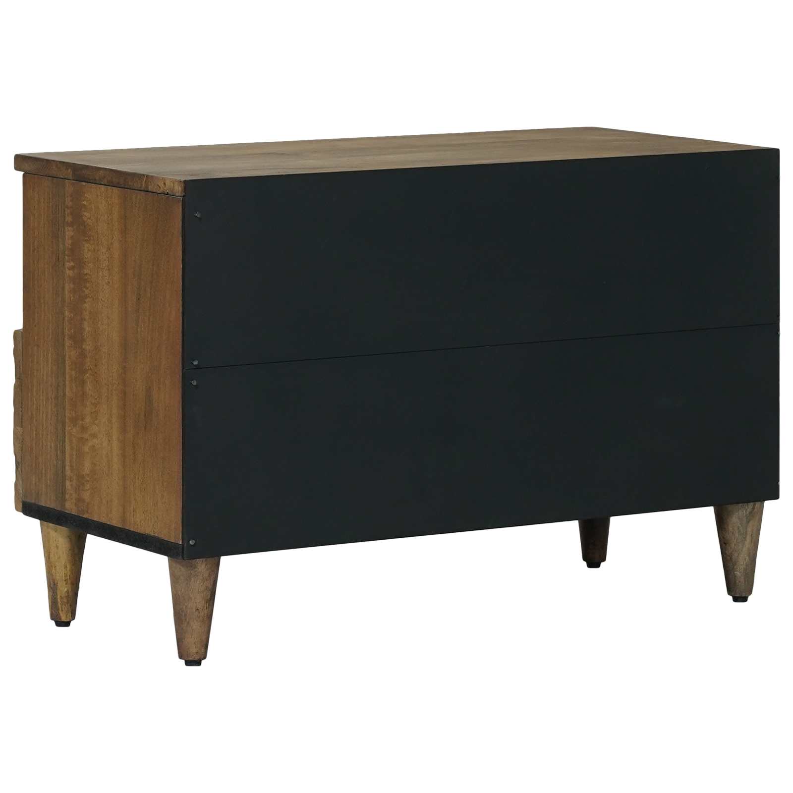 TV ormar s pohranom Smeđa 70 x 33,5 x 46 cm Čvrsto drvo manga