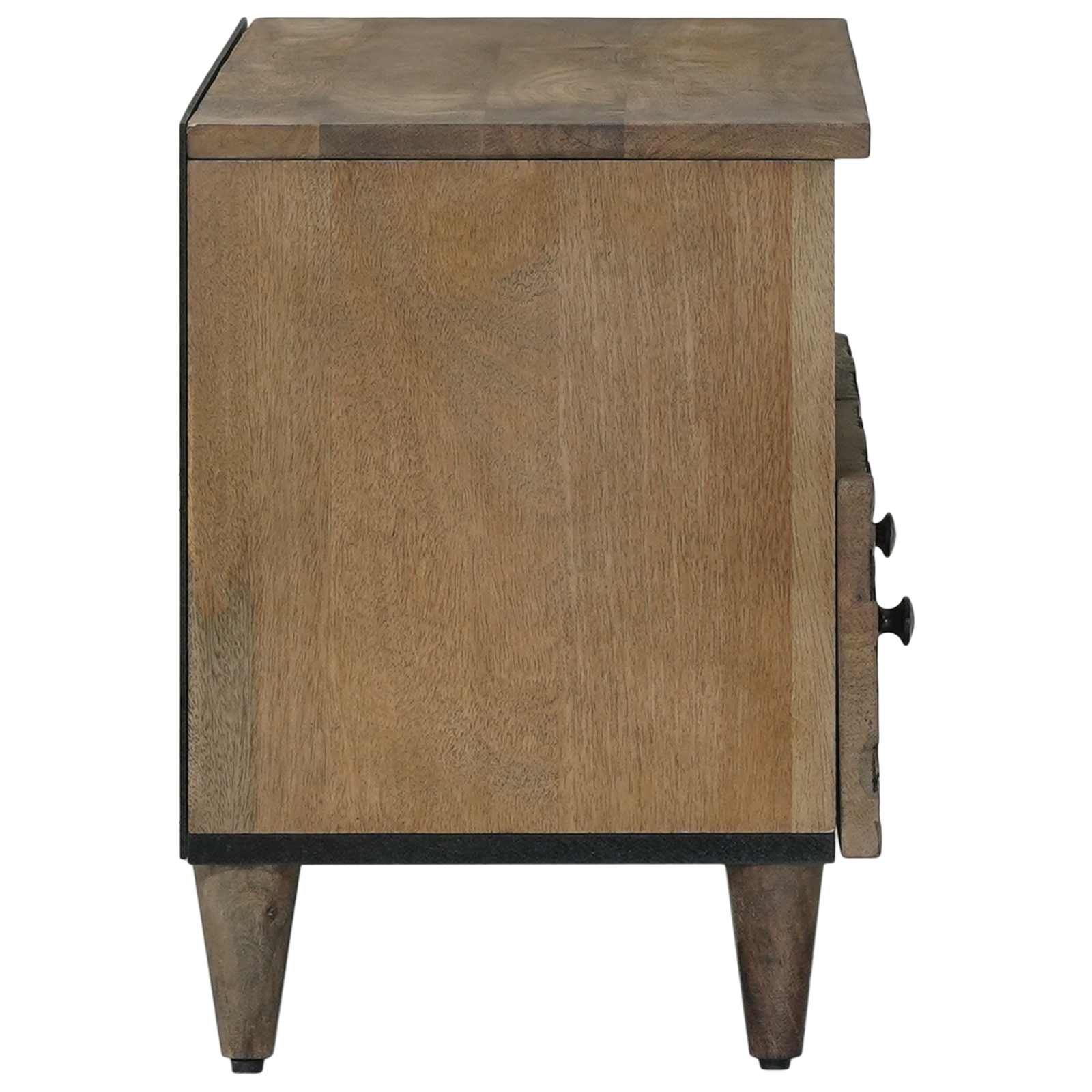 TV ormar s pohranom Smeđa 70 x 33,5 x 46 cm Čvrsto drvo manga