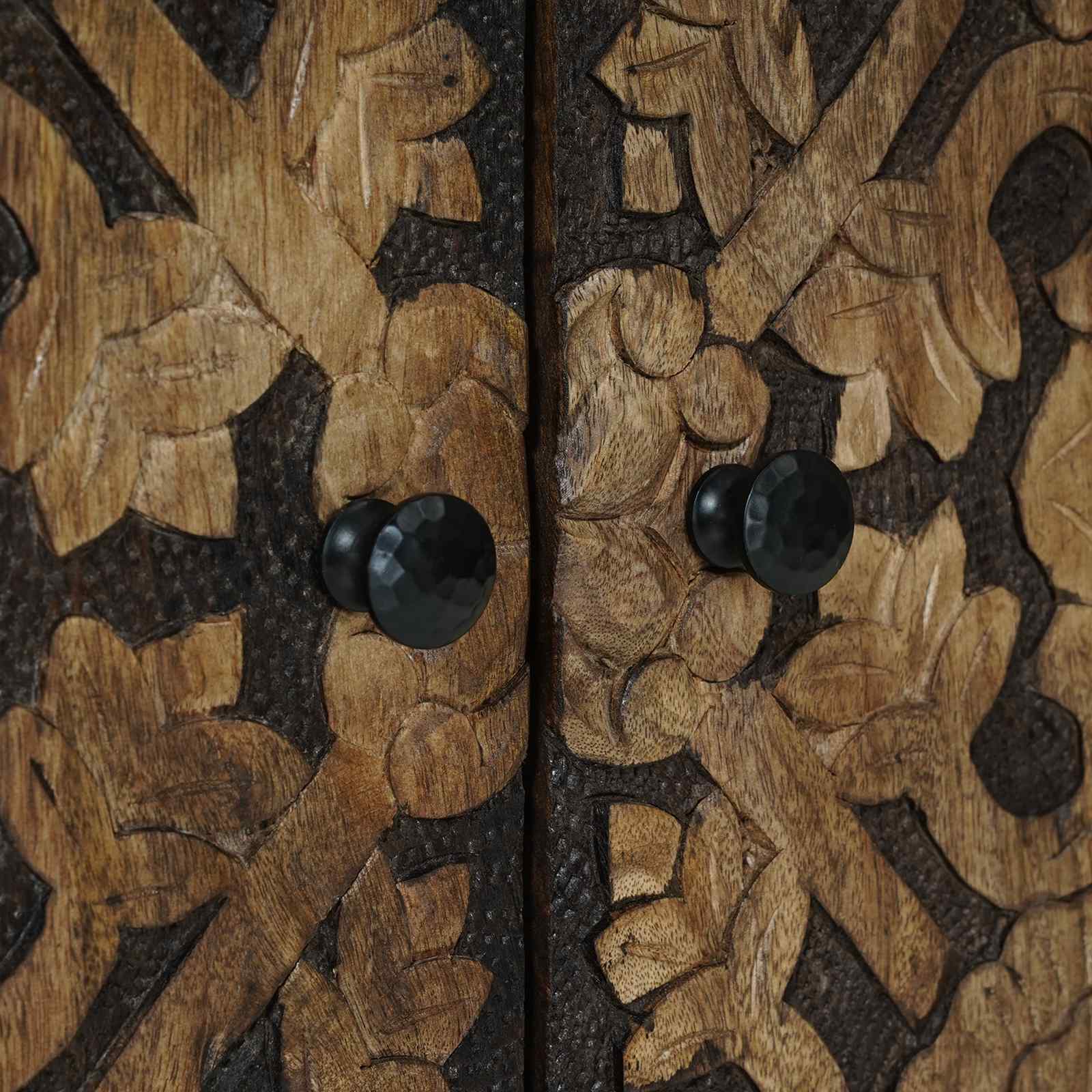 Sideboard za Pohranu Smeđa 60 x 33,5 x 75 cm Čvrsto drvo manga