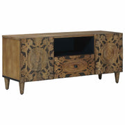 TV ormar s ladicama Smeđa 105 x 33,5 x 46 cm Čvrsto drvo manga