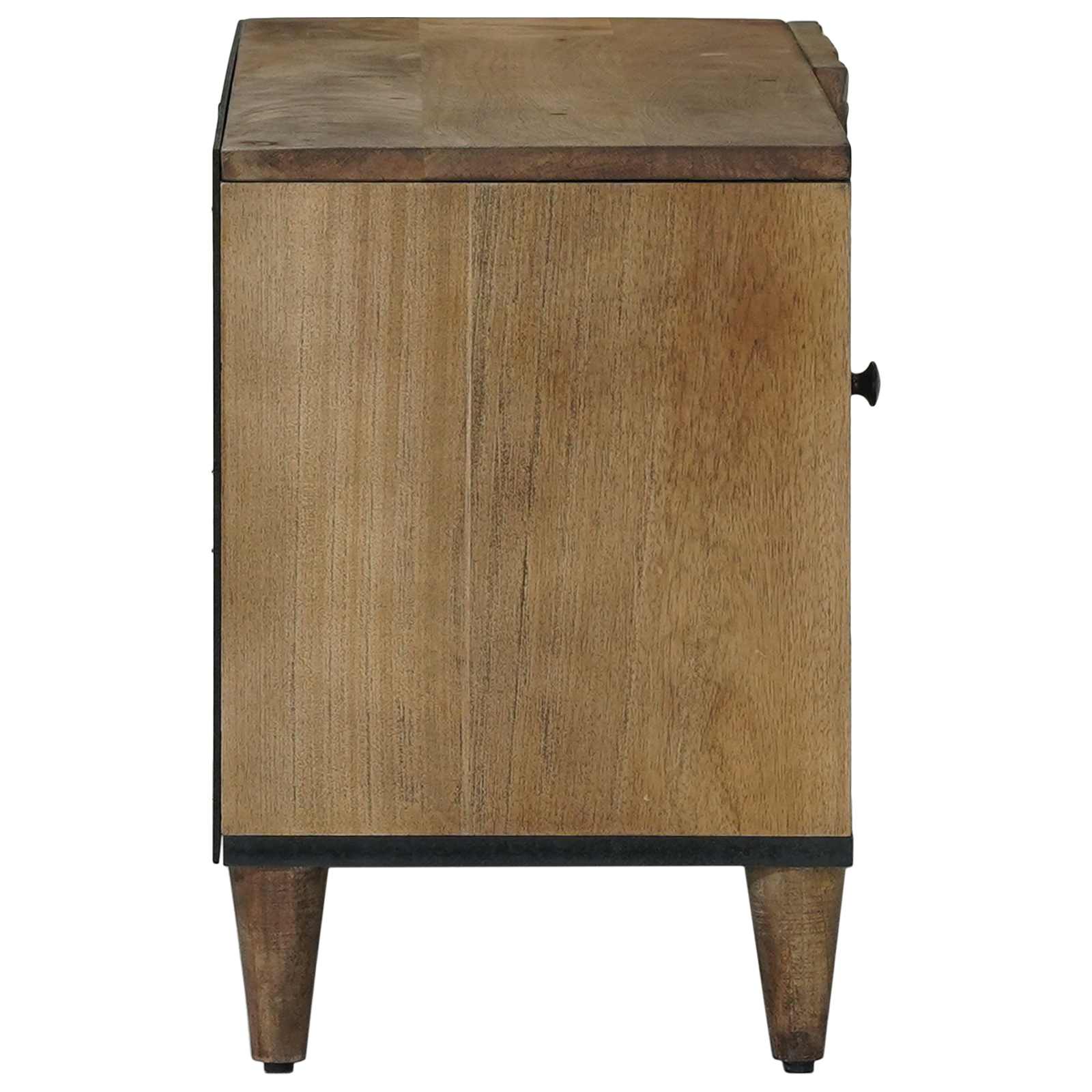 TV ormar s policom Smeđa 80 x 31,5 x 46 cm Čvrsto drvo manga