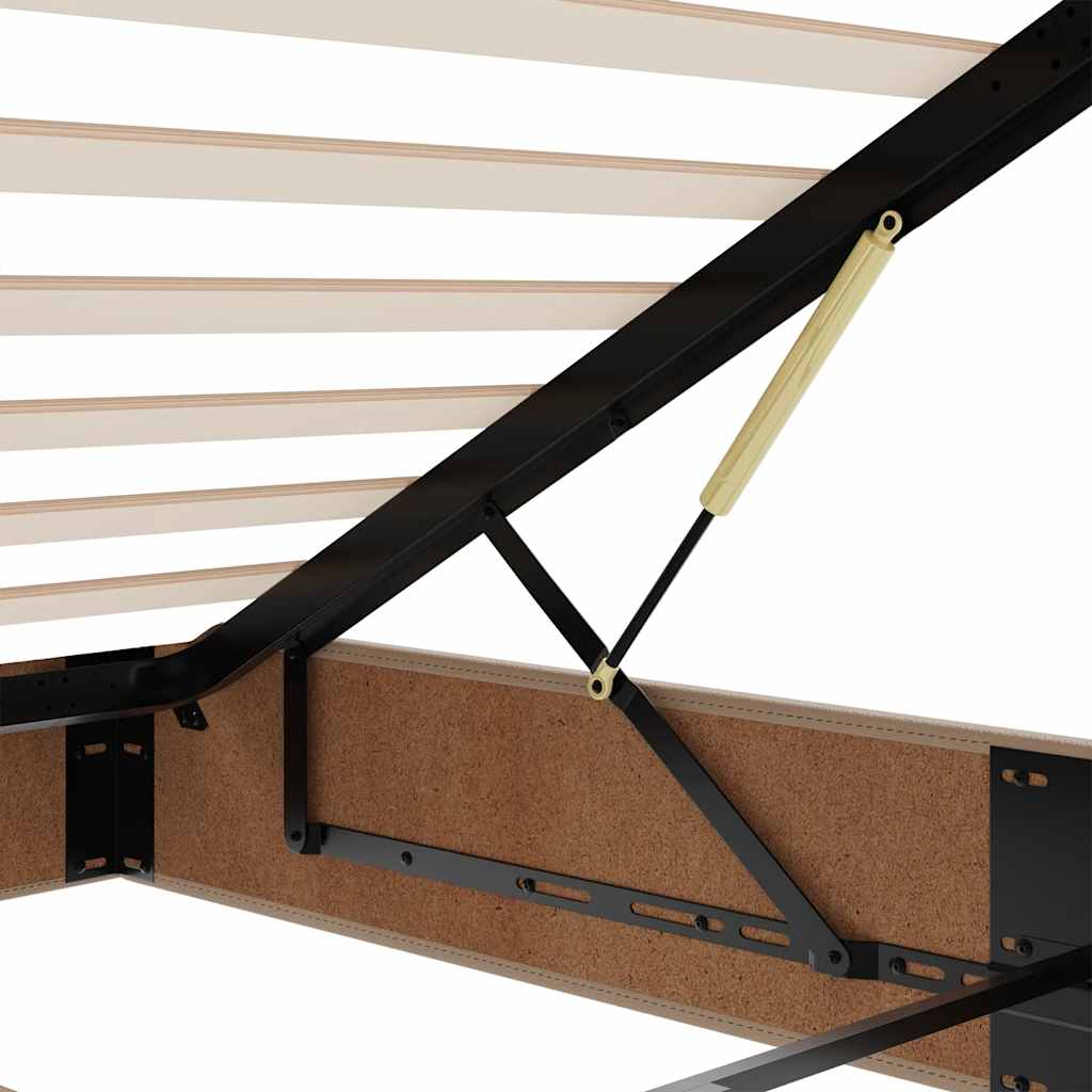 Okvir kreveta bez madraca cappuccina 90x190 cm od umjetne kože