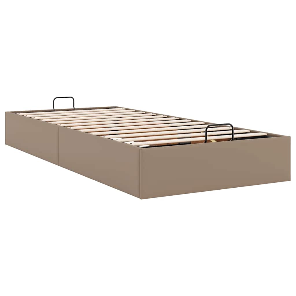 Okvir kreveta bez madraca cappuccina 90x200 cm od umjetne kože