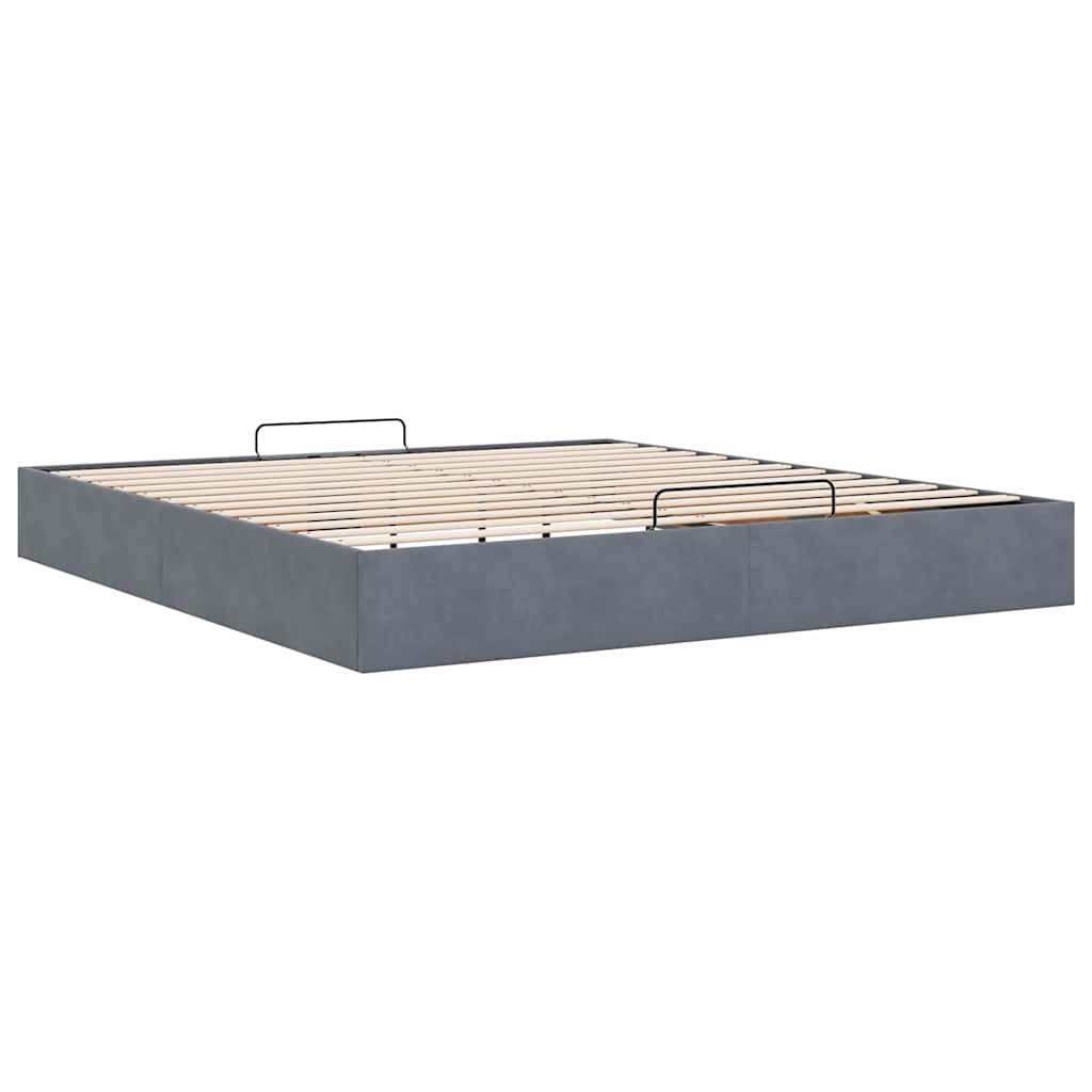 Otomanski okvir kreveta bez madraca 200x200 cm baršunasti