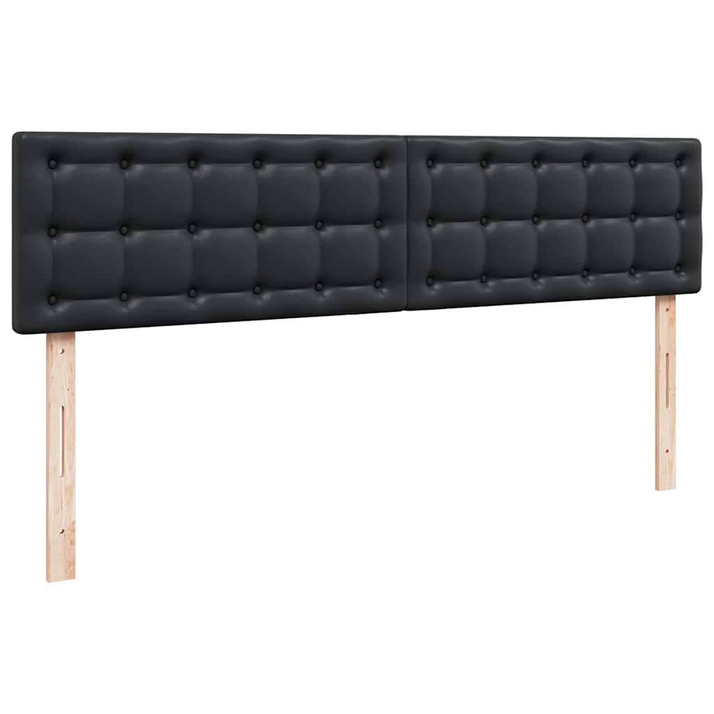 Otomanski okvir kreveta s madracem crni 180x200cm umjetna koža