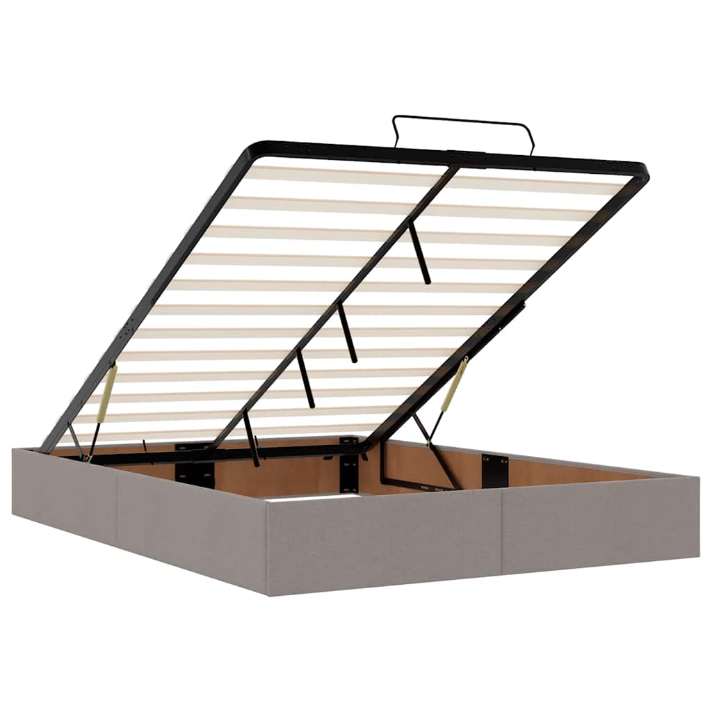 Otomanski krevet s madracem i LED diodama tupe 140x190 cm