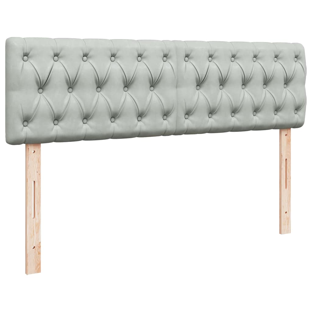 Otomanski krevet s madracem i LED 140x200 cm baršunasti