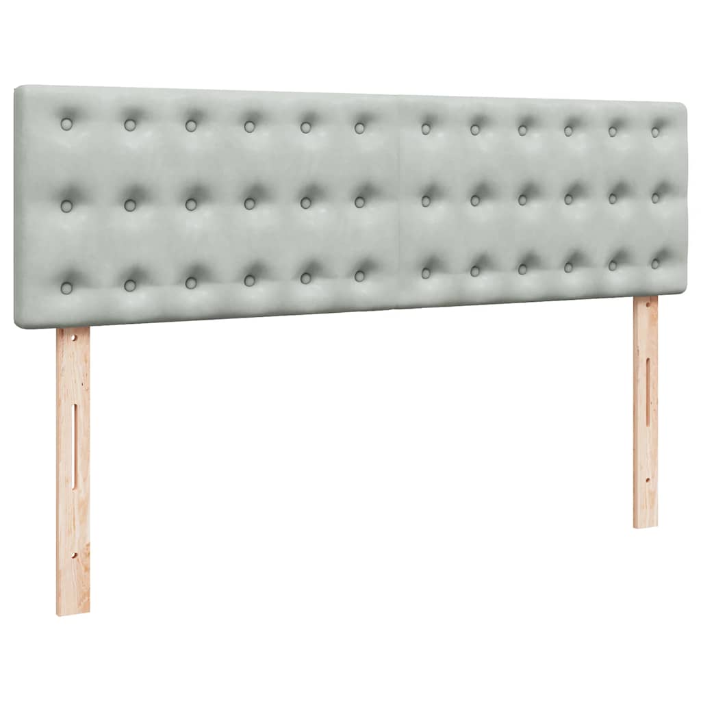 Otomanski krevet s madracem i LED 140x200 cm baršunasti