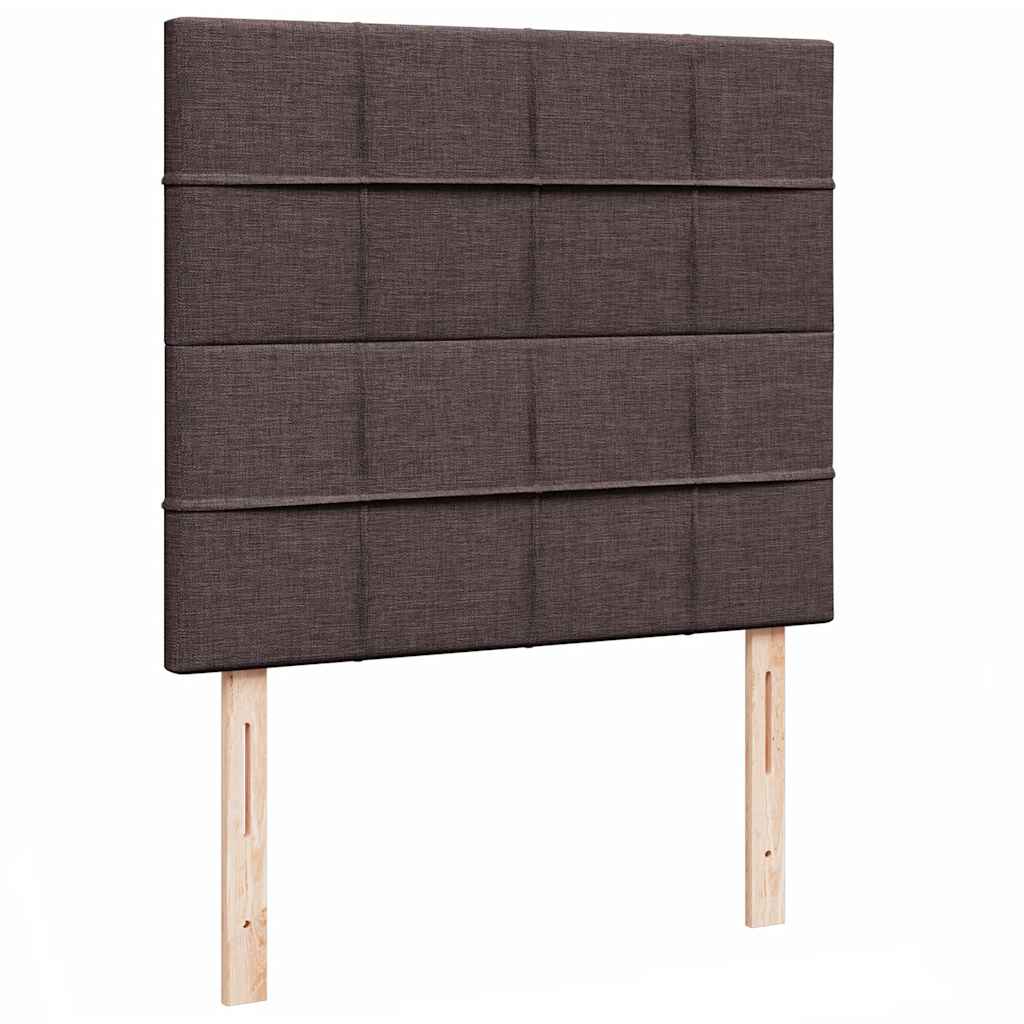 Okvir za krevet s madraca tamnosmeđi 120x190 cm od tkanine
