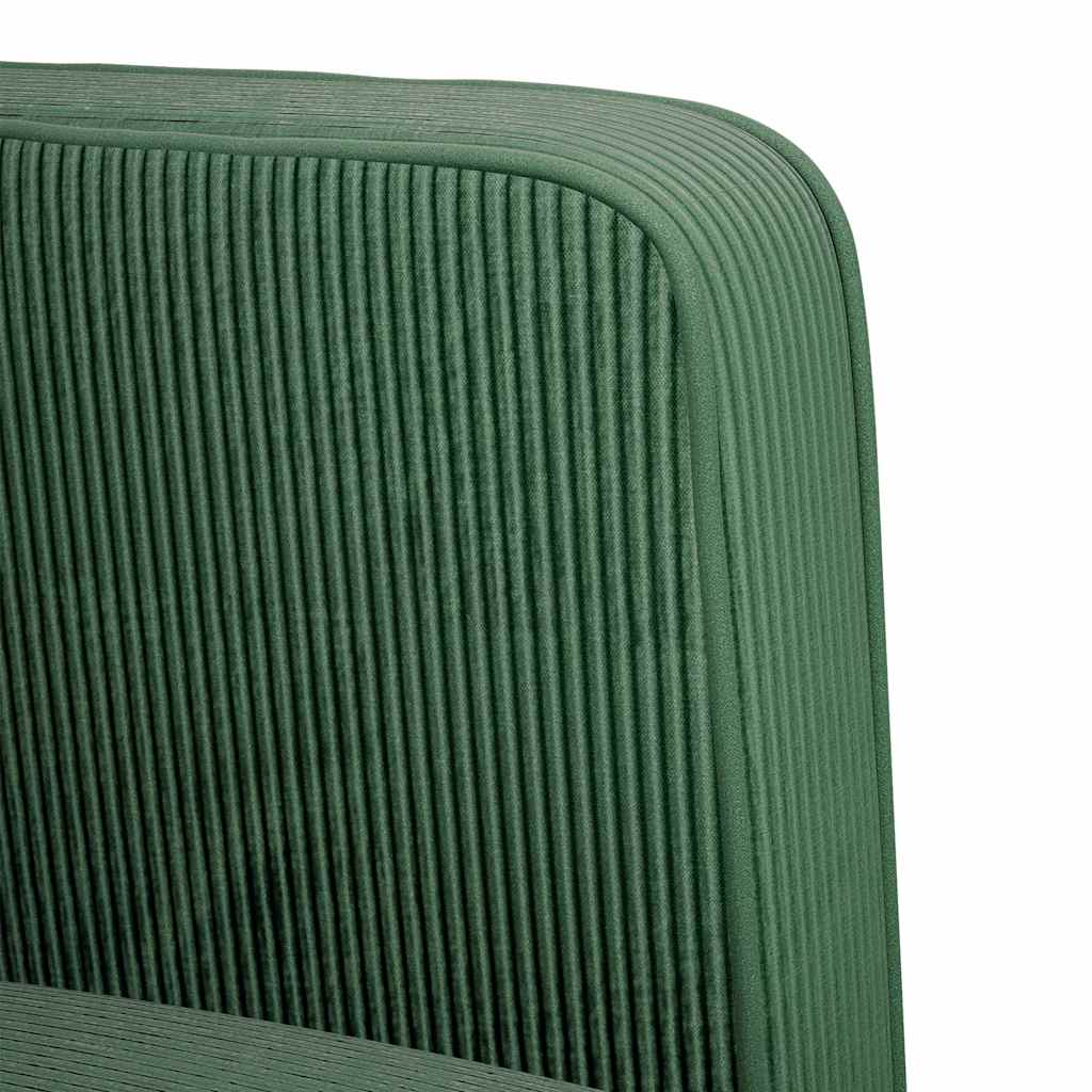 Sofa fotelja s naslonima za ruke tamno zelena 54 cm
