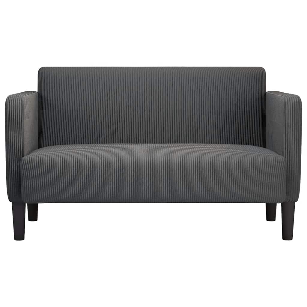 dvosjed tamno siva 109 cm samtana tkanina