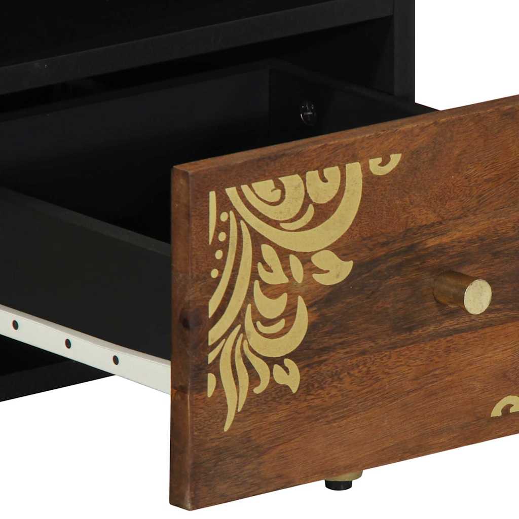 TV ormar Medeno smeđa 70 x 33 x 46 cm Čvrsto drvo manga