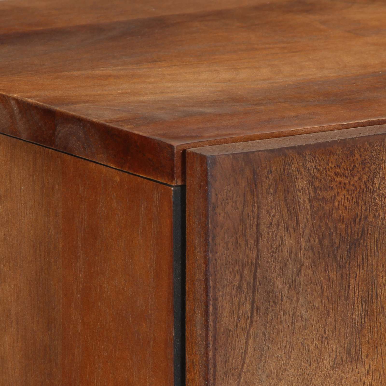 Highboard s ladicama Smeđa 60 x 33 x 100 cm Čvrsto drvo manga