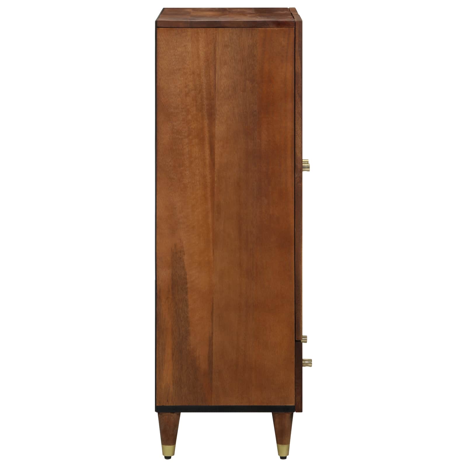 Highboard s ladicama Smeđa 60 x 33 x 100 cm Čvrsto drvo manga