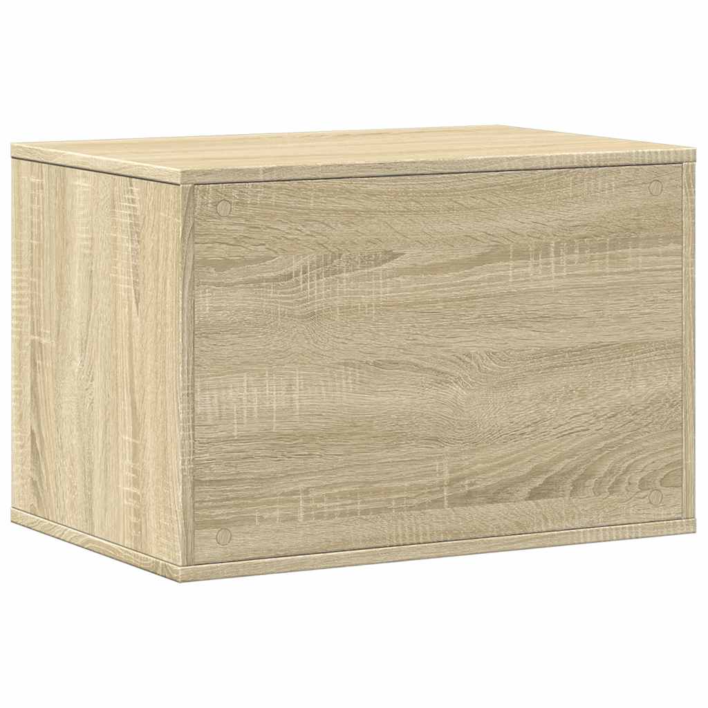 Kutija z mačji pijesak boja hrasta 60x40x40cm konstruirano drvo