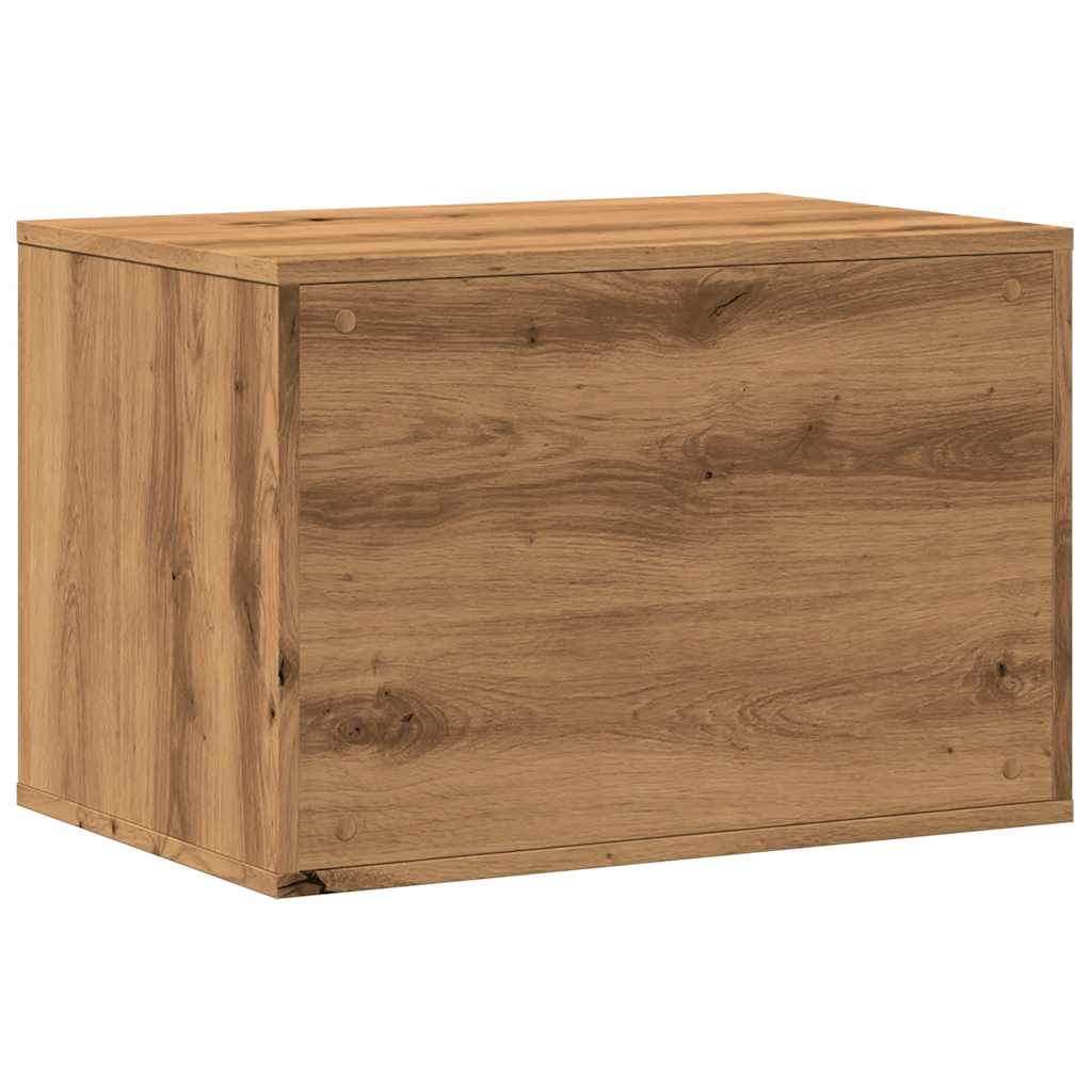 Kutija z mačji pijesak boja hrasta 60x40x40cm konstruirano drvo