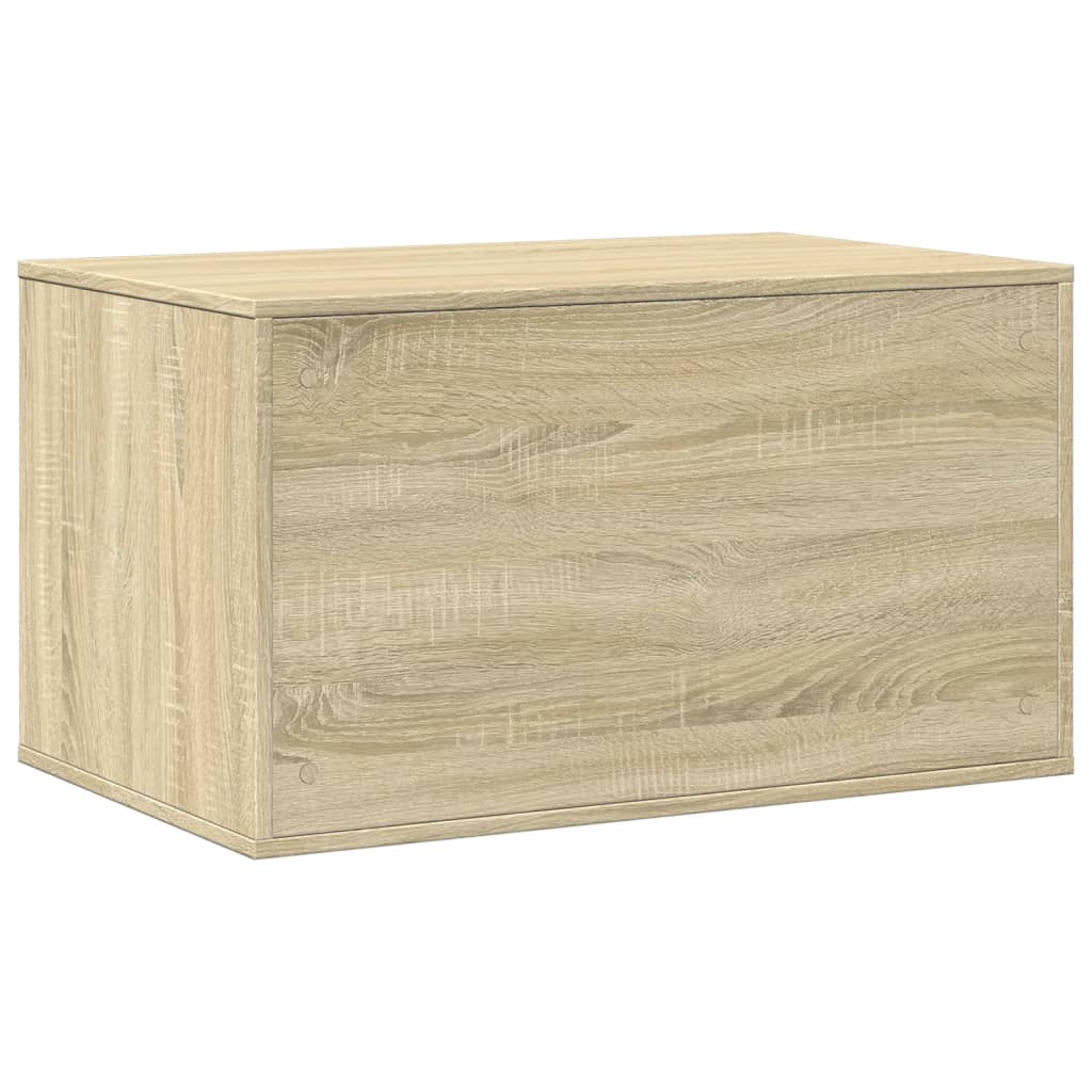 Kutija z mačji pijesak boja hrasta 80x50x45cm konstruirano drvo