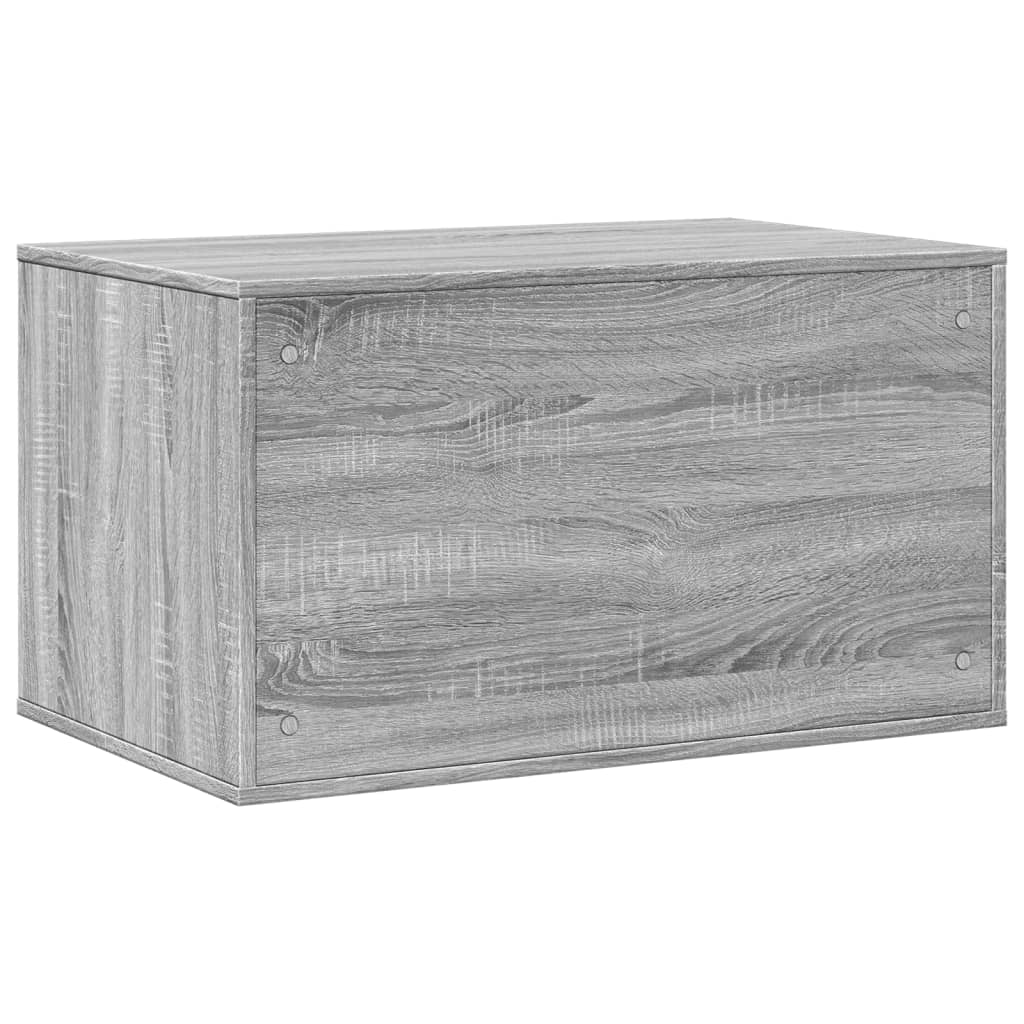 Kutija z mačji pijesak boja hrasta 80x50x45cm konstruirano drvo