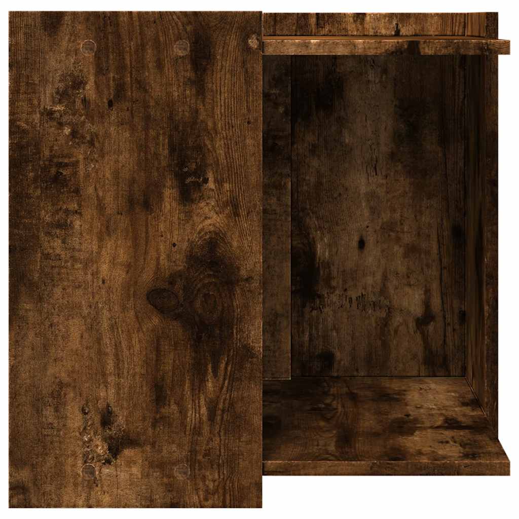 Kutija z mačji pijesak boja hrasta 53x53x51cm konstruirano drvo