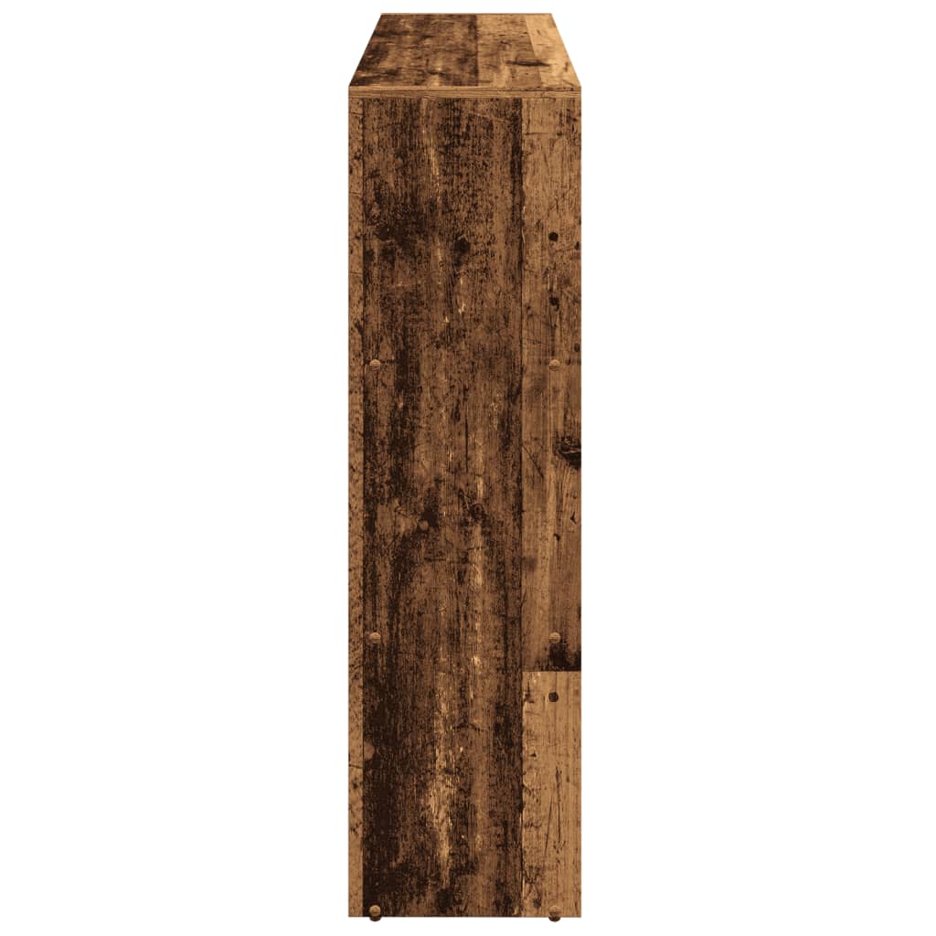 Sobna pregrada/regal za knjige 3 razina 137,5x29x103,5cm drveni