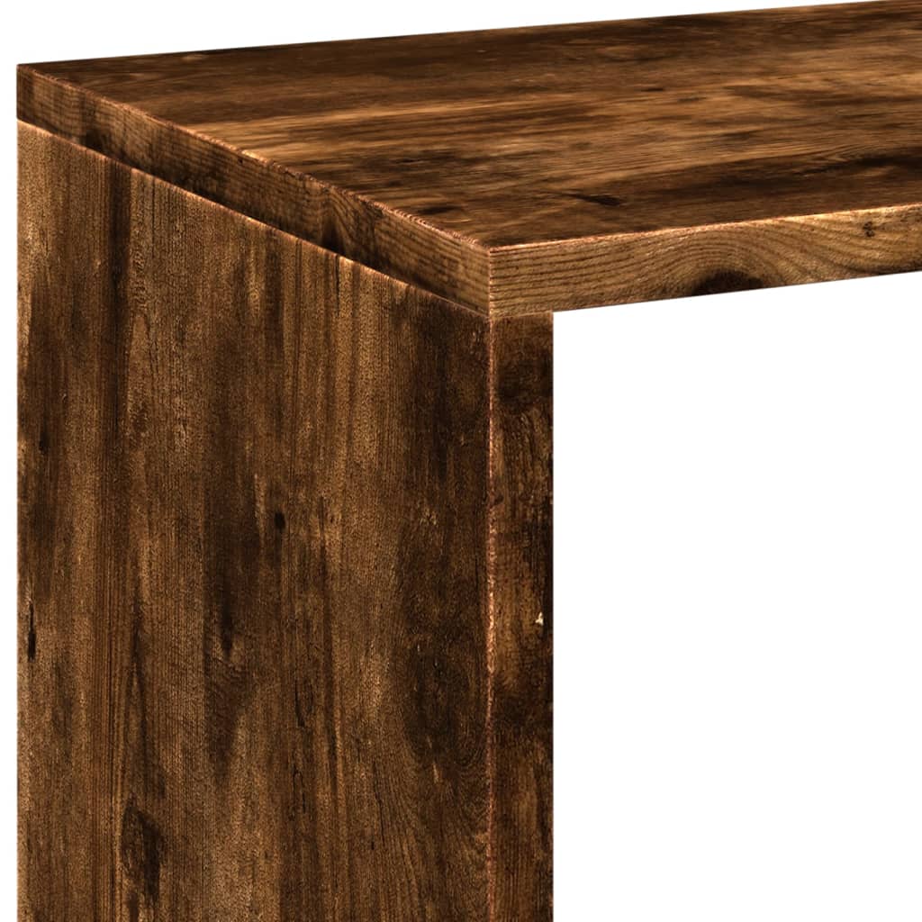 Pregrada / regal za knjige boja hrasta 69,5x29x69,5 cm drveni