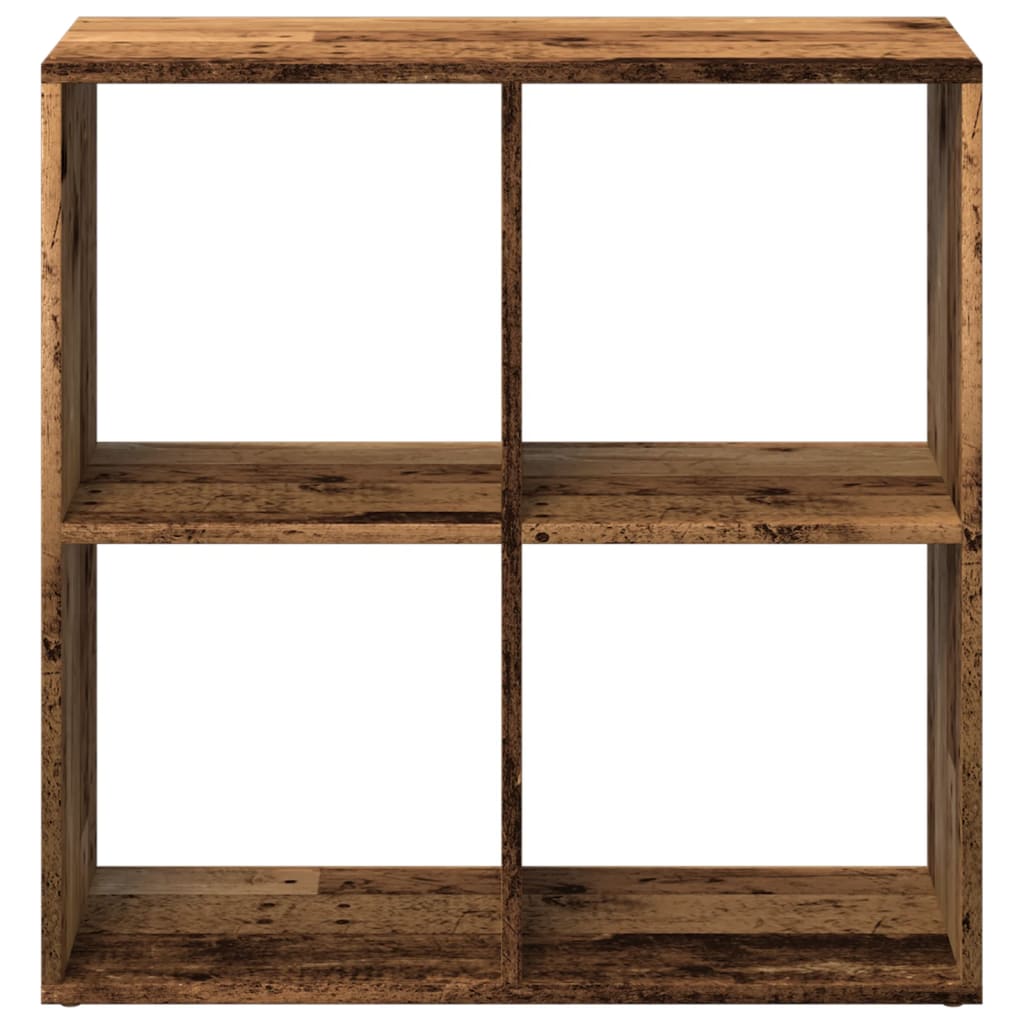 Pregrada / regal za knjige boja drva 69,5x29x69,5 cm drveni
