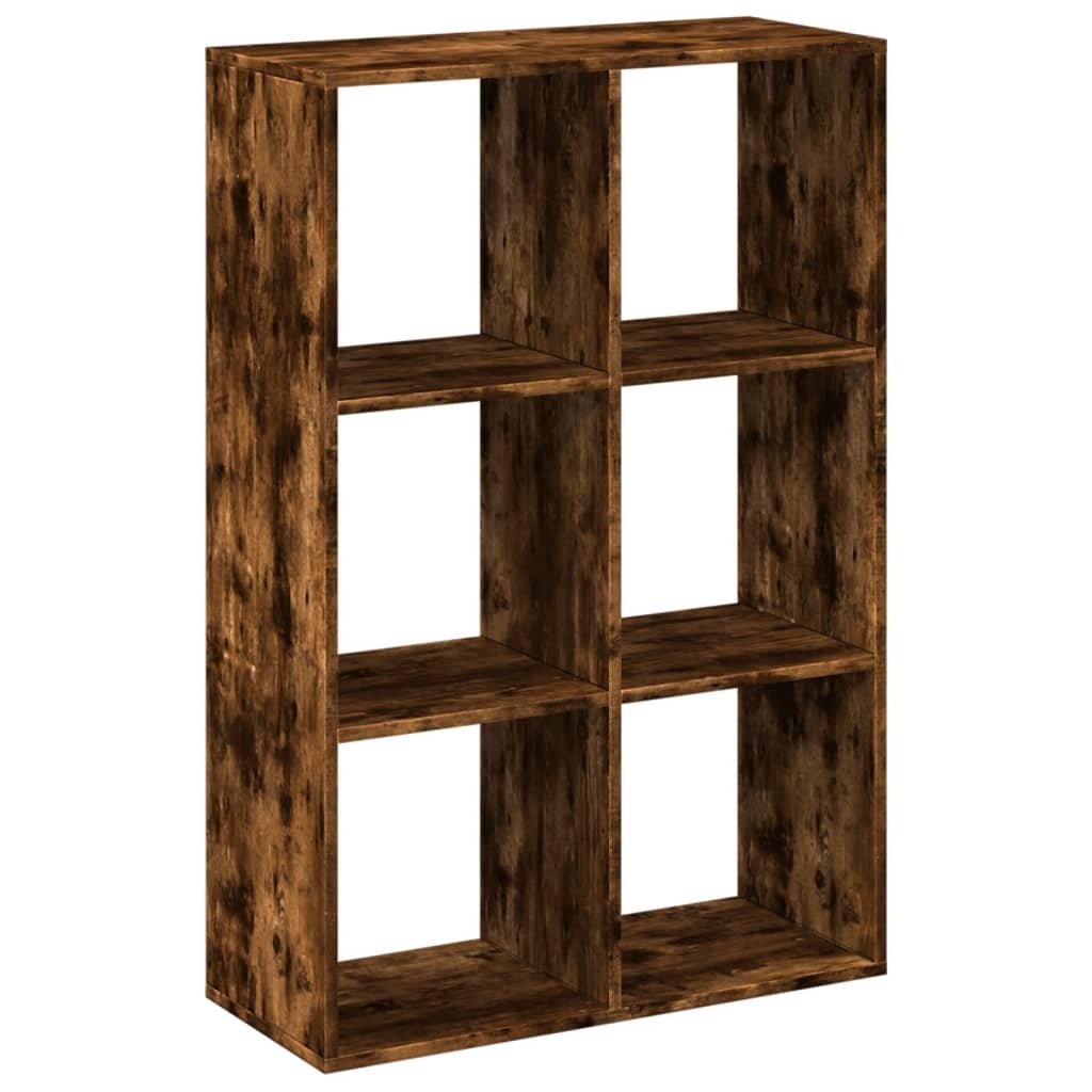 Pregrada / regal za knjige boja hrasta 69,5x29x103,5 cm drveni