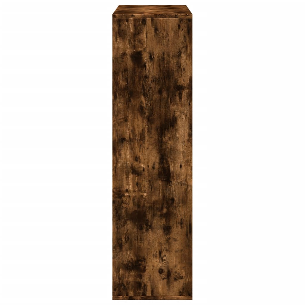 Pregrada / regal za knjige boja hrasta 69,5x29x103,5 cm drveni