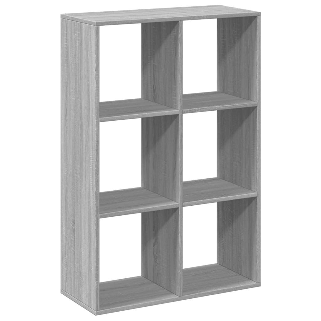 Pregrada / regal za knjige boja hrasta 69,5x29x103,5 cm drveni