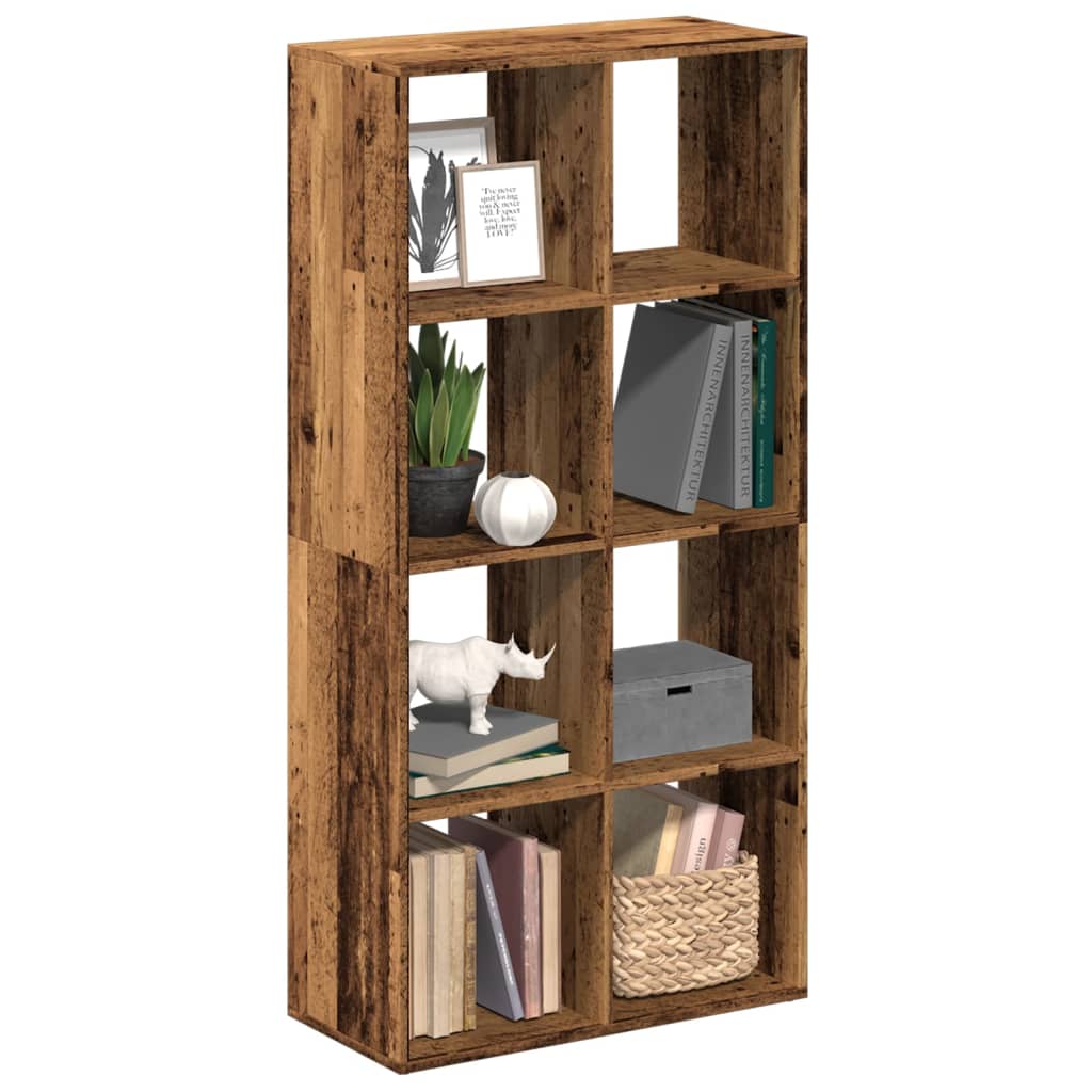 Pregrada / regal za knjige boja drva 69,5x29x137,5 cm drveni