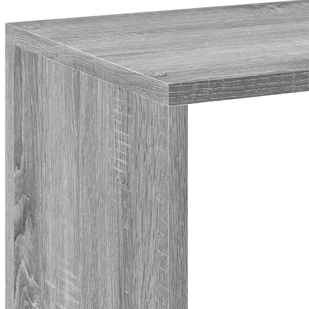 Pregrada / regal za knjige boja hrasta 102x29x103,5 cm drveni