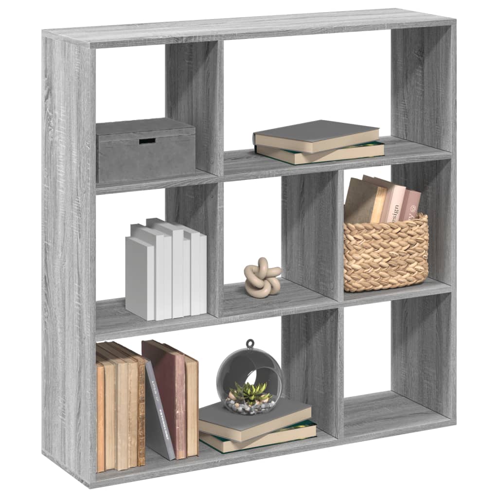 Pregrada / regal za knjige boja hrasta 102x29x103,5 cm drveni
