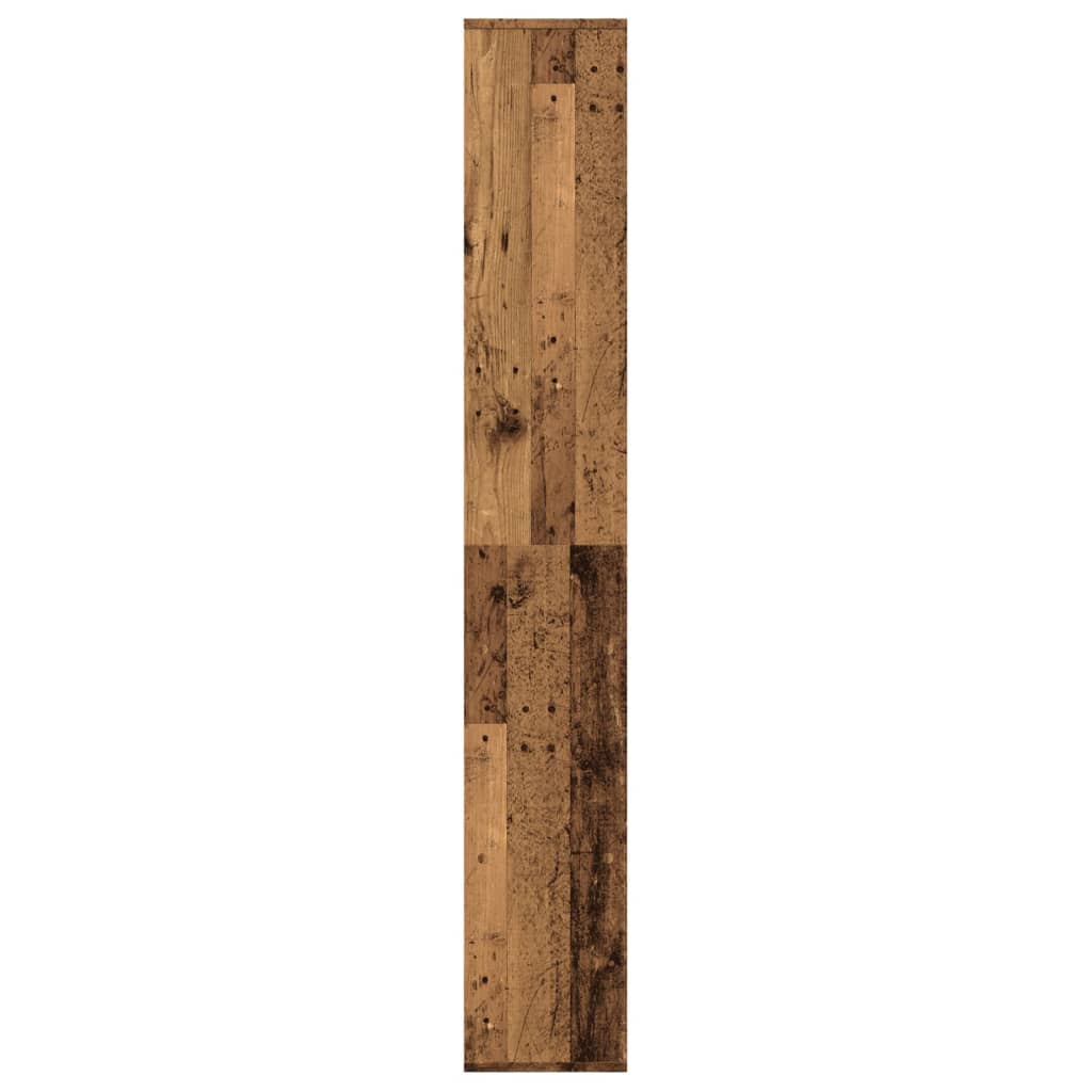 Pregrada / regal za knjige boja drva 67 x 25 x 161,5 cm drveni