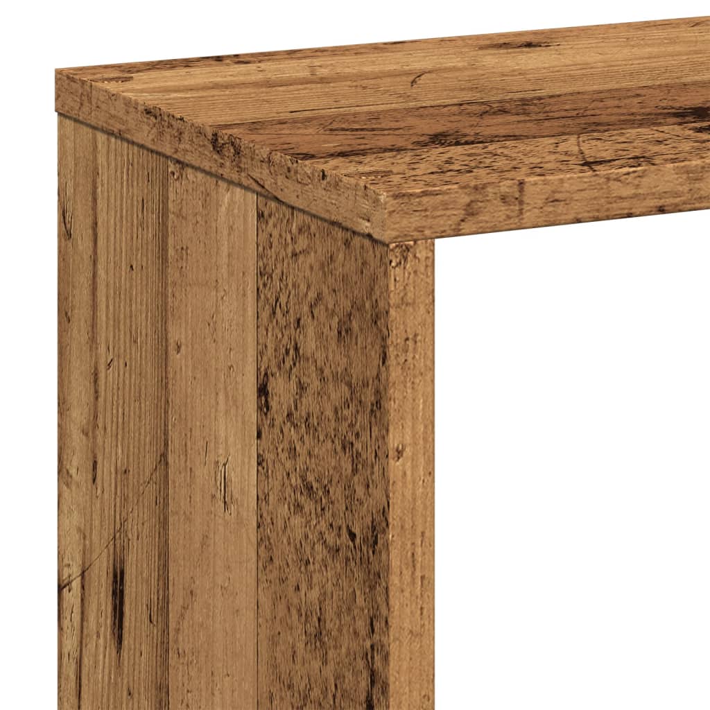 Pregrada / regal za knjige boja drva 67 x 25 x 161,5 cm drveni