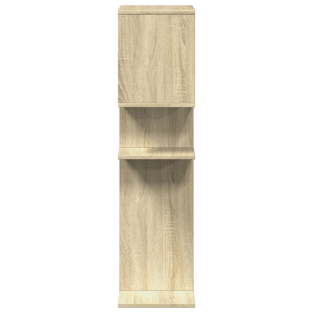 Pregrada / regal za knjige boja hrasta 92x29x112 cm drveni