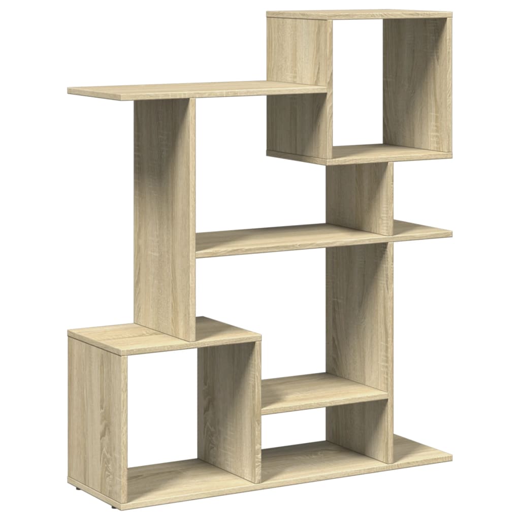 Pregrada / regal za knjige boja hrasta 92x29x112 cm drveni